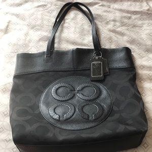 Black coach purse